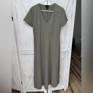Rachel Zoe T-Shirt Maxi Dress Women’s Medium Sage Green Minimalist